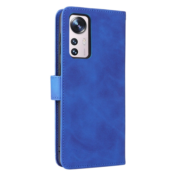 For Xiaomi 12 5G Skin Feel Magnetic Buckle Calf Texture PU Phone Case