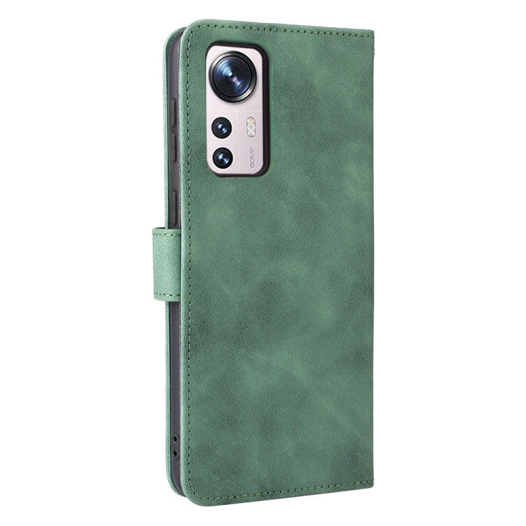 For Xiaomi 12 5G Skin Feel Magnetic Buckle Calf Texture PU Phone Case