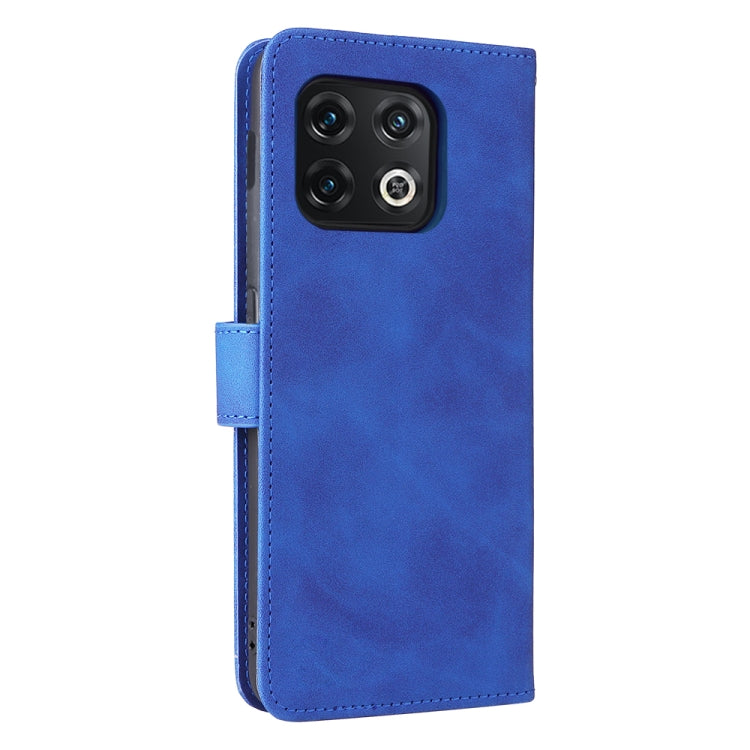 For OnePlus 10 Pro 5G Skin Feel Magnetic Buckle Calf Texture PU Phone Case