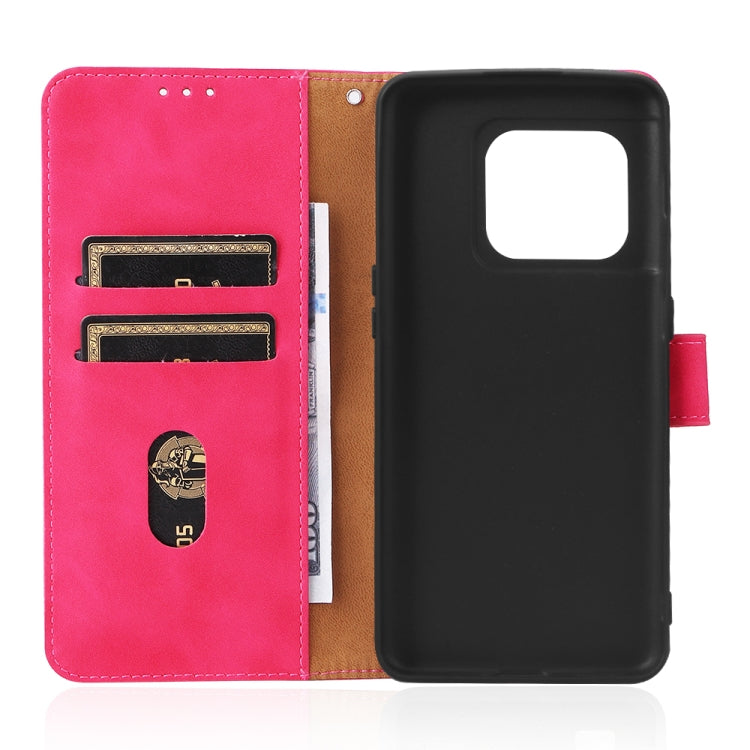For OnePlus 10 Pro 5G Skin Feel Magnetic Buckle Calf Texture PU Phone Case