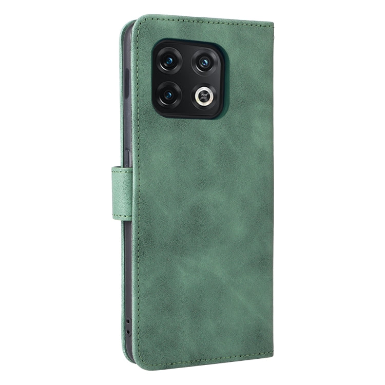 For OnePlus 10 Pro 5G Skin Feel Magnetic Buckle Calf Texture PU Phone Case