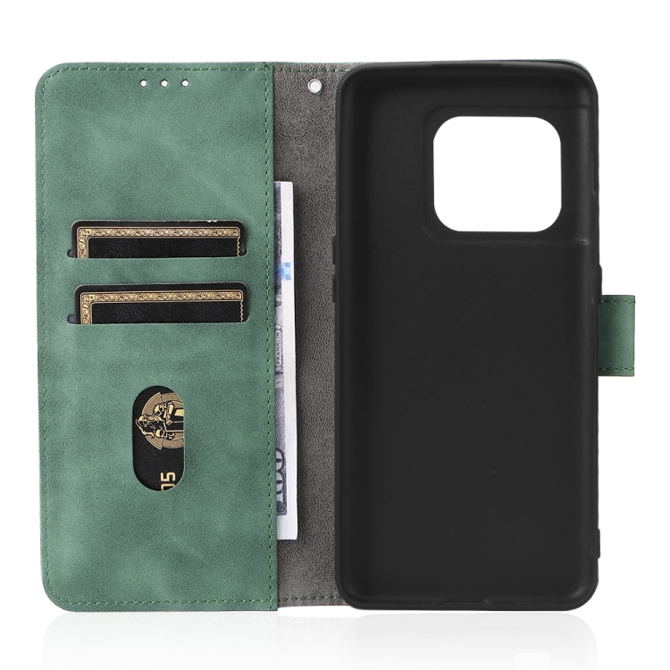 For OnePlus 10 Pro 5G Skin Feel Magnetic Buckle Calf Texture PU Phone Case