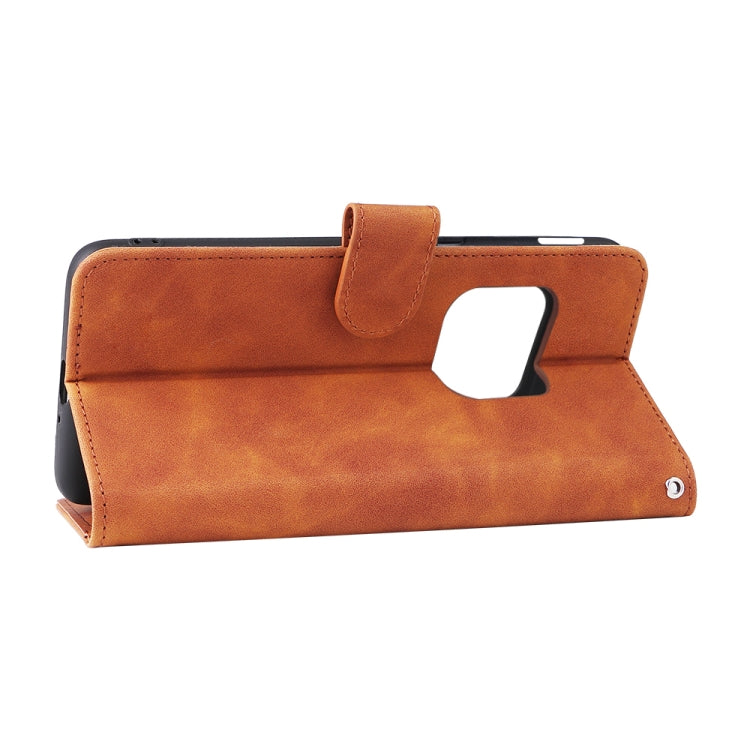 For OnePlus 10 Pro 5G Skin Feel Magnetic Buckle Calf Texture PU Phone Case