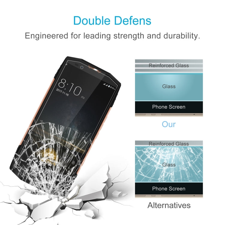 10 PCS 0.26mm 9H 2.5D Tempered Glass Film For Blackview BV9000