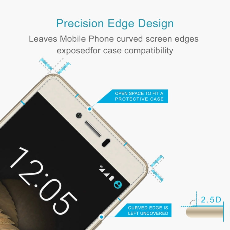 10 PCS 0.26mm 9H 2.5D Tempered Glass Film For BQ Aquaris U Lite