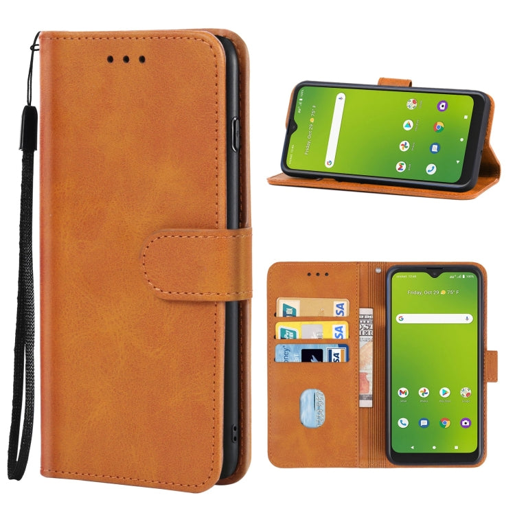 Leather Phone Case For Cricket Dream 5G/AT&A Radiant Max 5G