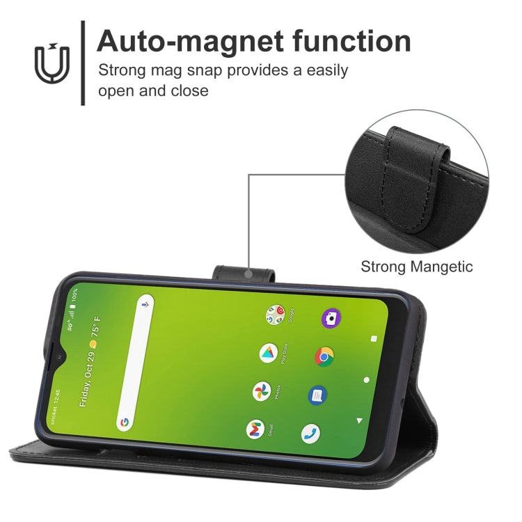 Leather Phone Case For Cricket Dream 5G/AT&A Radiant Max 5G