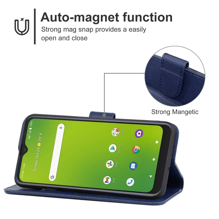 Leather Phone Case For Cricket Dream 5G/AT&A Radiant Max 5G