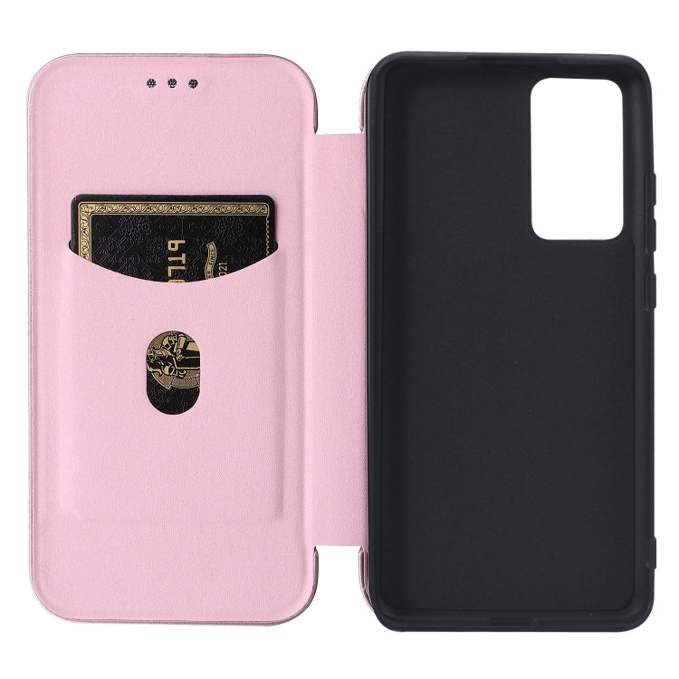 For Xiaomi 12 5G Carbon Fiber Texture Horizontal Flip PU Phone Case