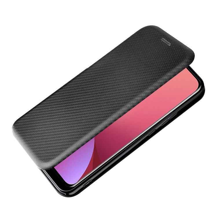 For Xiaomi 12 5G Carbon Fiber Texture Horizontal Flip PU Phone Case