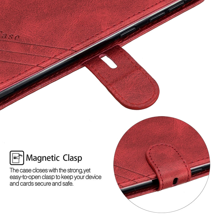For Galaxy  A10 M10  Matching Color Frosted Texture Horizontal Flip PU Leather Case with Holder & Card Slots & Lanyard
