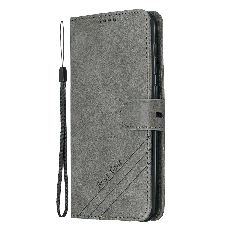 For Galaxy A20E & A10E Matching Color Frosted Texture Horizontal Flip PU Leather Case with Holder & Card Slots & Lanyard
