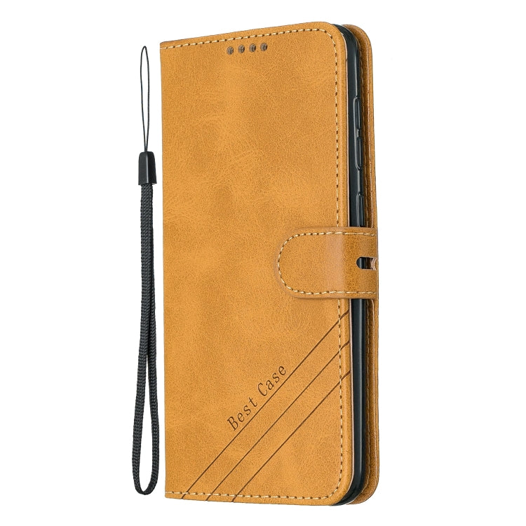 For Galaxy A20E & A10E Matching Color Frosted Texture Horizontal Flip PU Leather Case with Holder & Card Slots & Lanyard