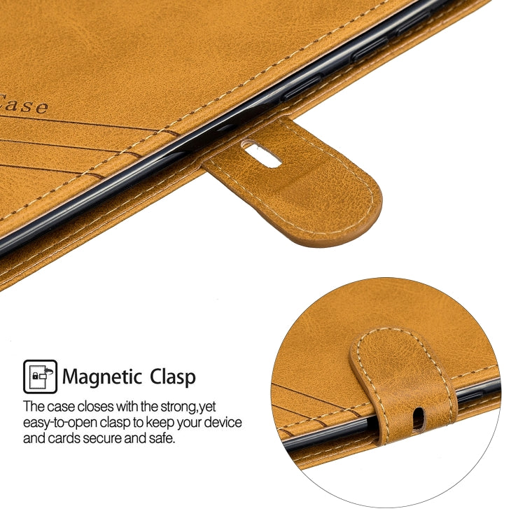 For Galaxy A50 Matching Color Frosted Texture Horizontal Flip PU Leather Case with Holder & Card Slots & Lanyard