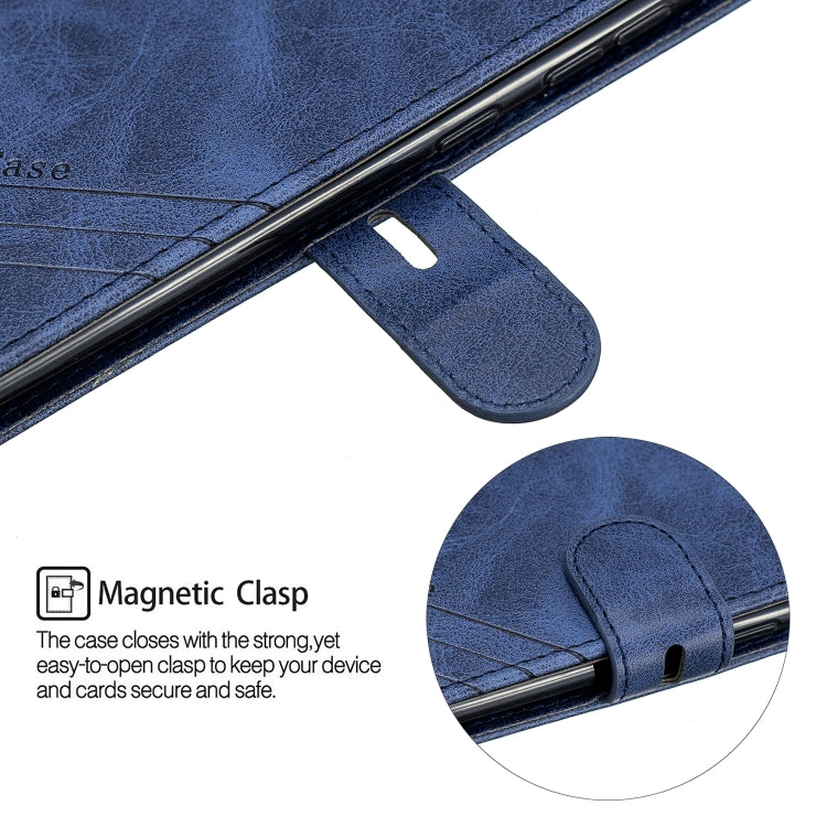 For Galaxy A50 Matching Color Frosted Texture Horizontal Flip PU Leather Case with Holder & Card Slots & Lanyard