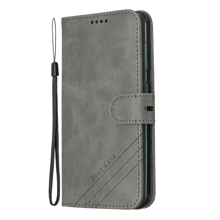 For Galaxy A60 & M40 Matching Color Frosted Texture Horizontal Flip PU Leather Case with Holder & Card Slots & Lanyard