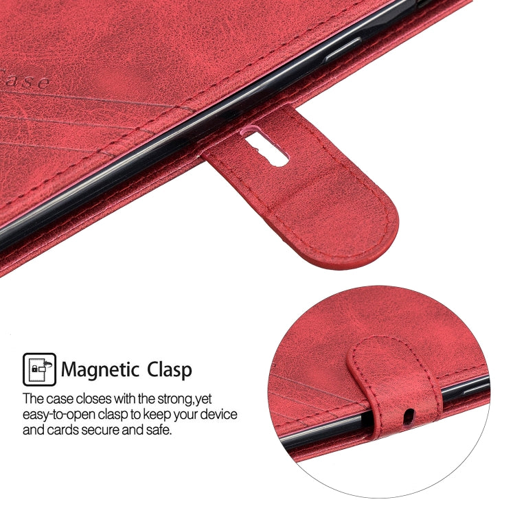 For Galaxy J6 2018 Matching Color Frosted Texture Horizontal Flip PU Leather Case with Holder & Card Slots & Lanyard