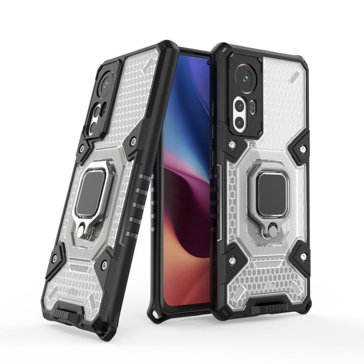 For Xiaomi 12 Space PC+TPU Shockproof Phone Case with Ring Holder