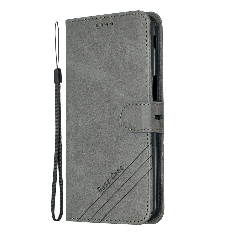 For Galaxy J6 Plus Matching Color Frosted Texture Horizontal Flip PU Leather Case with Holder & Card Slots & Lanyard