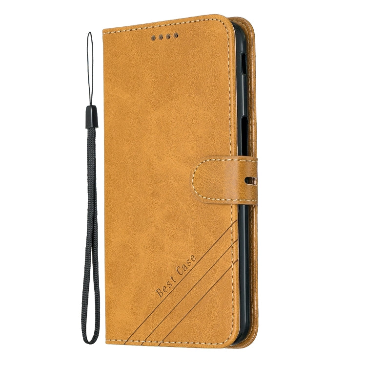 For Galaxy J6 Plus Matching Color Frosted Texture Horizontal Flip PU Leather Case with Holder & Card Slots & Lanyard