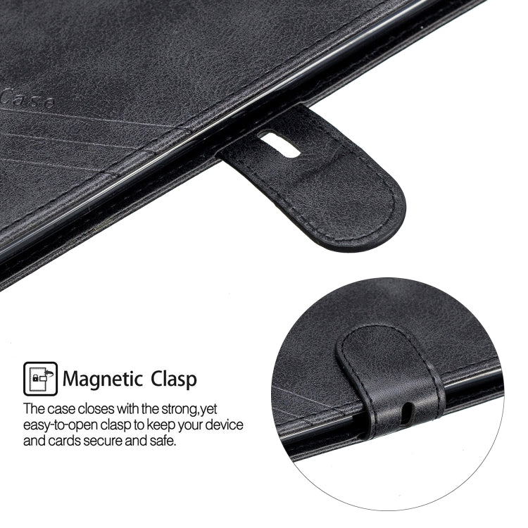 For Galaxy Note 10 Pro Matching Color Frosted Texture Horizontal Flip PU Leather Case with Holder & Card Slots & Lanyard