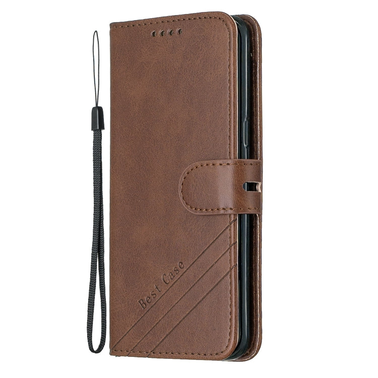 For Galaxy S8 Matching Color Frosted Texture Horizontal Flip PU Leather Case with Holder & Card Slots & Lanyard