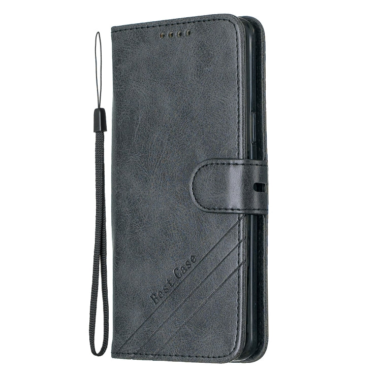 For Galaxy S9 Matching Color Frosted Texture Horizontal Flip PU Leather Case with Holder & Card Slots & Lanyard