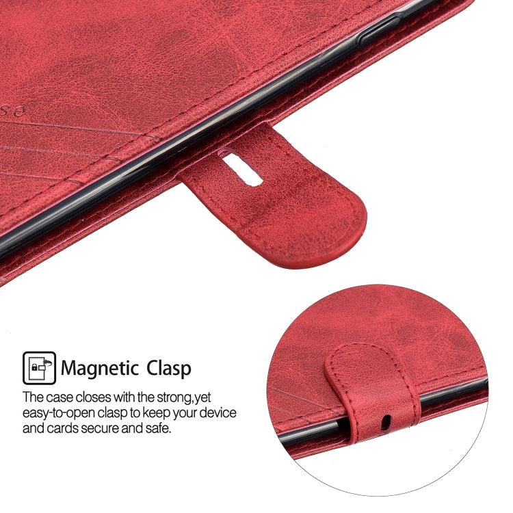 For Galaxy S10 Matching Color Frosted Texture Horizontal Flip PU Leather Case with Holder & Card Slots & Lanyard