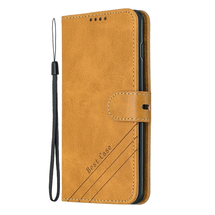For Galaxy S10 Plus Matching Color Frosted Texture Horizontal Flip PU Leather Case with Holder & Card Slots & Lanyard