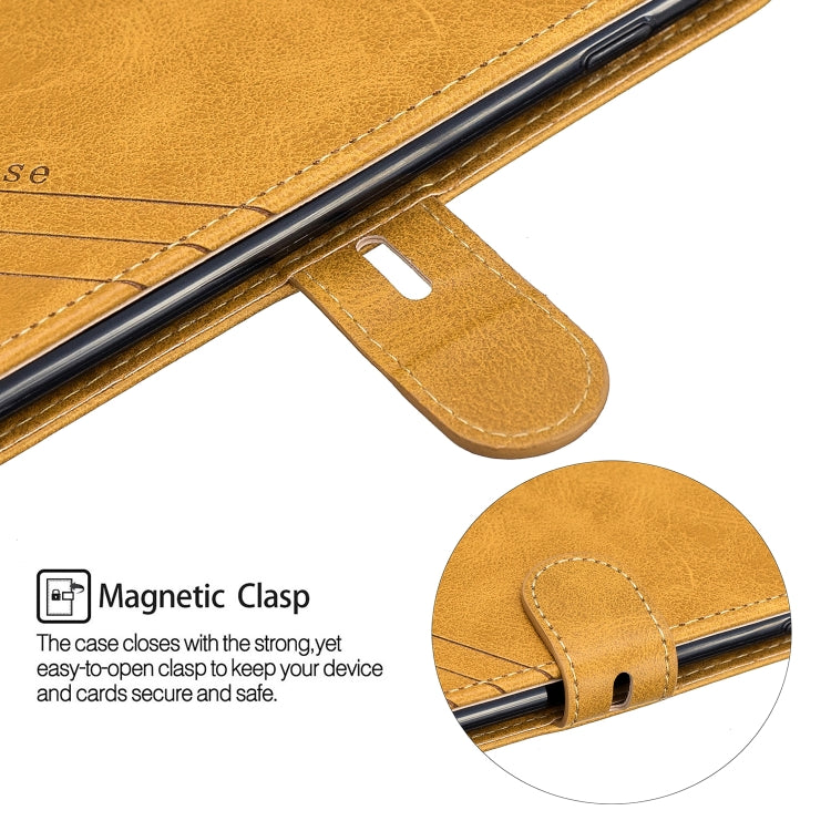 For Galaxy S10 Plus Matching Color Frosted Texture Horizontal Flip PU Leather Case with Holder & Card Slots & Lanyard