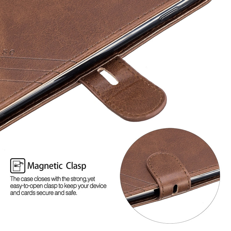 For Galaxy S10 Plus Matching Color Frosted Texture Horizontal Flip PU Leather Case with Holder & Card Slots & Lanyard