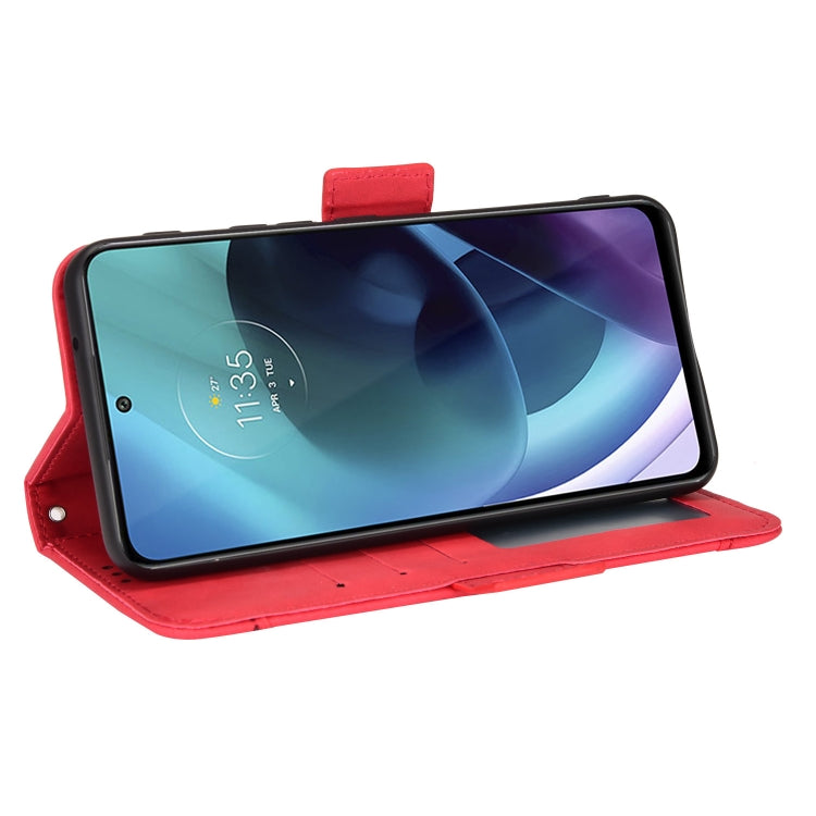 For Motorola Moto G41 / G31 Skin Feel Calf Pattern Leather Phone Case
