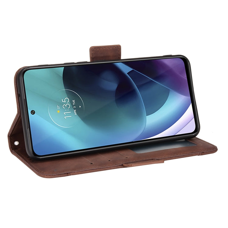 For Motorola Moto G71 5G Skin Feel Calf Pattern Leather Phone Case