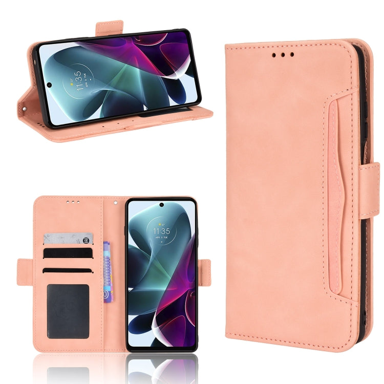 For Motorola Moto G200 5G / S30 Skin Feel Calf Pattern Leather Phone Case