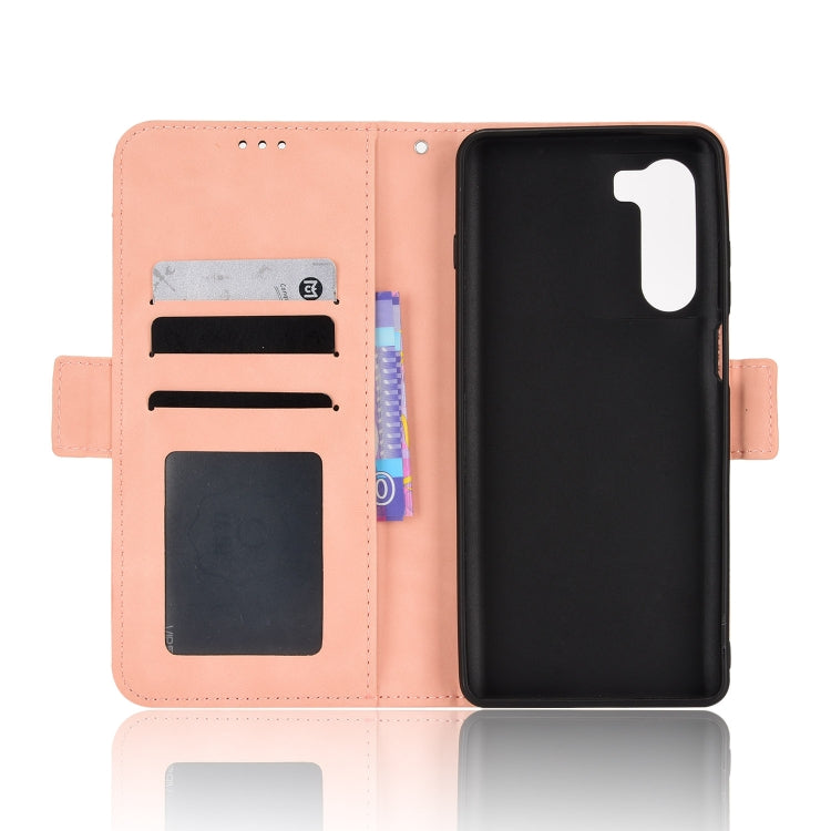 For Motorola Moto G200 5G / S30 Skin Feel Calf Pattern Leather Phone Case