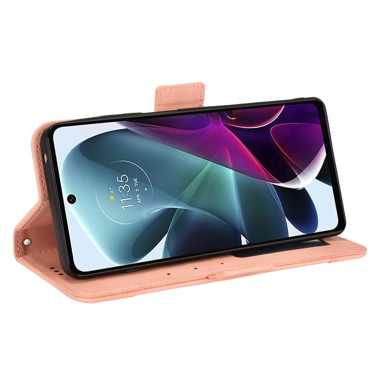 For Motorola Moto G200 5G / S30 Skin Feel Calf Pattern Leather Phone Case