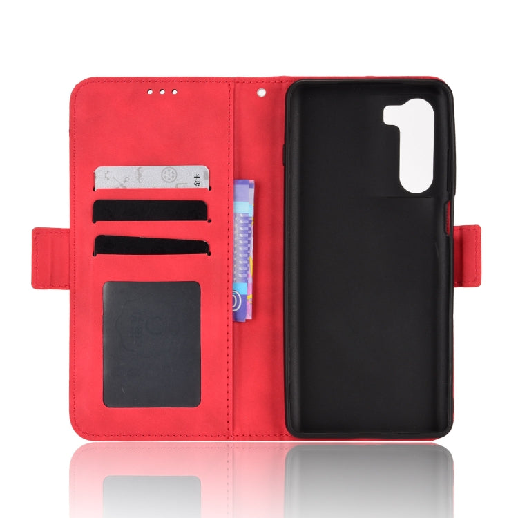For Motorola Moto G200 5G / S30 Skin Feel Calf Pattern Leather Phone Case