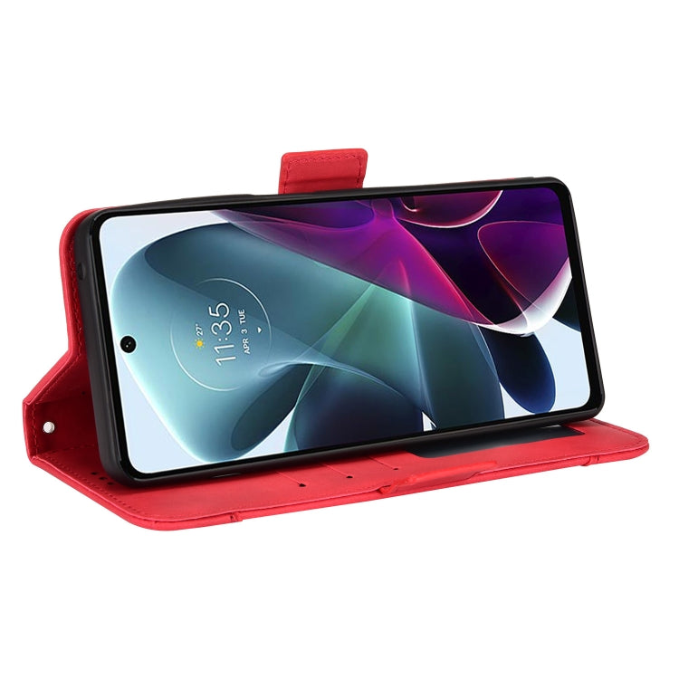For Motorola Moto G200 5G / S30 Skin Feel Calf Pattern Leather Phone Case