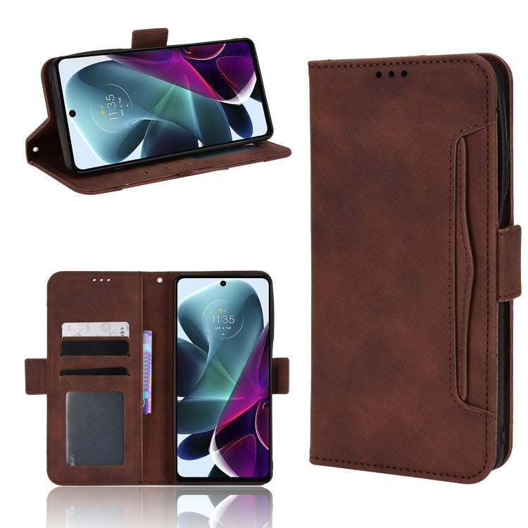 For Motorola Moto G200 5G / S30 Skin Feel Calf Pattern Leather Phone Case