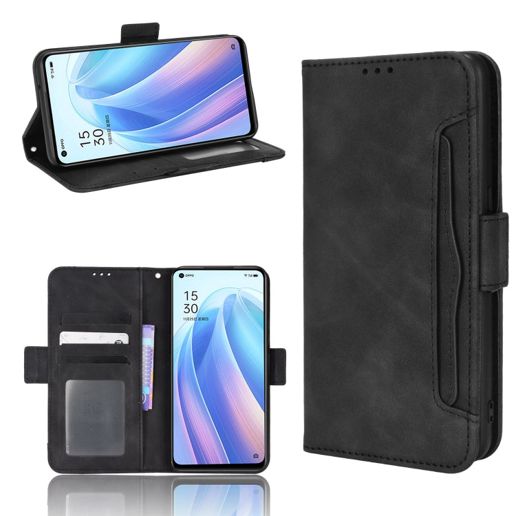 For OPPO Reno7 5G Skin Feel Calf Pattern Leather Phone Case