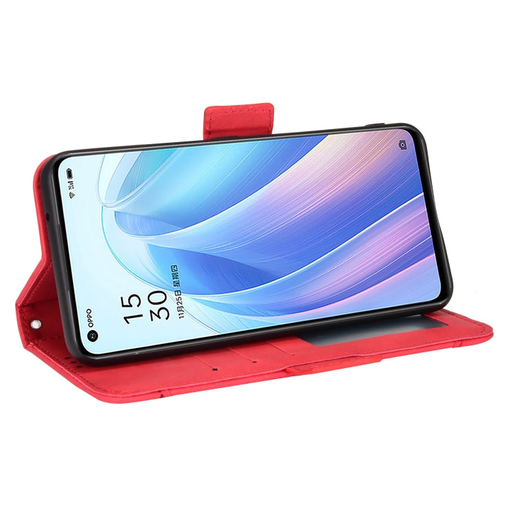 For OPPO Reno7 Pro 5G Skin Feel Calf Pattern Leather Phone Case
