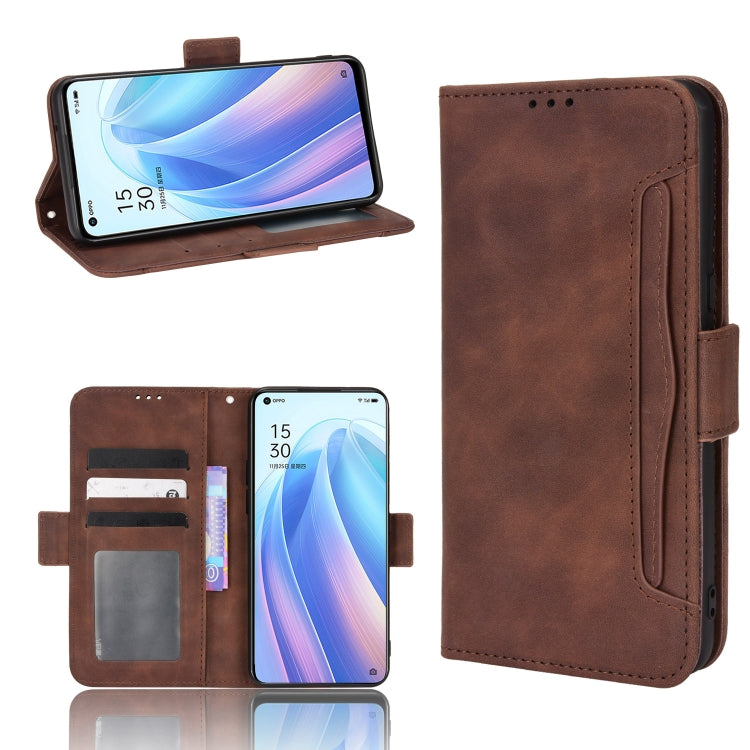 For OPPO Reno7 Pro 5G Skin Feel Calf Pattern Leather Phone Case