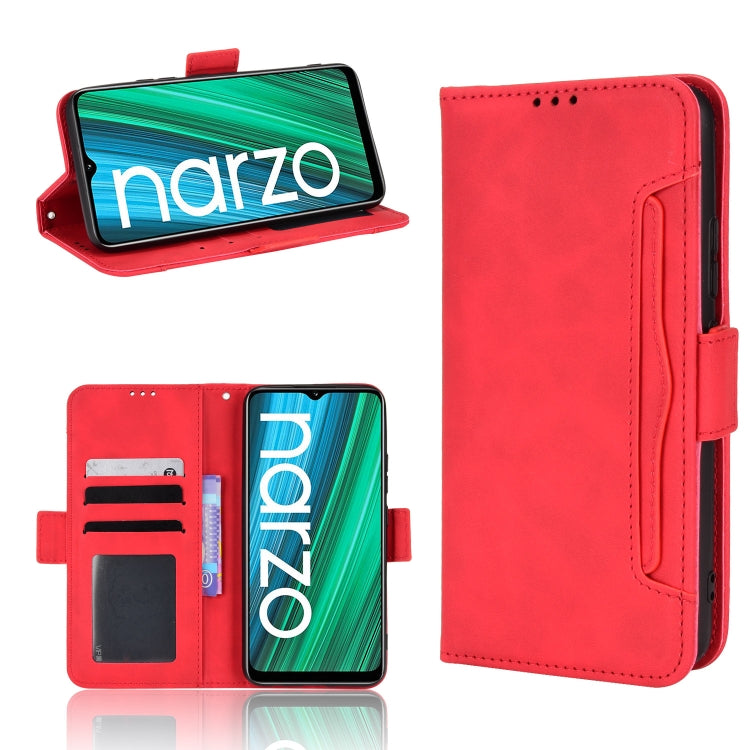 For OPPO Realme Narzo 50A Skin Feel Calf Pattern Leather Phone Case