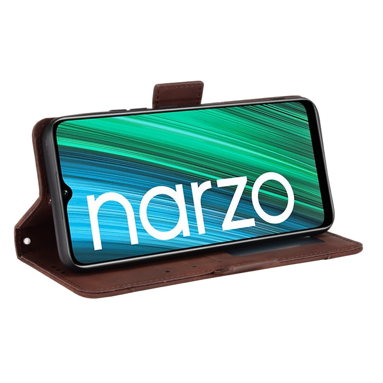 For OPPO Realme Narzo 50A Skin Feel Calf Pattern Leather Phone Case