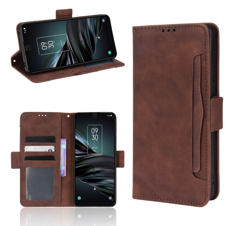 For TCL 20 XE Skin Feel Calf Pattern Leather Phone Case