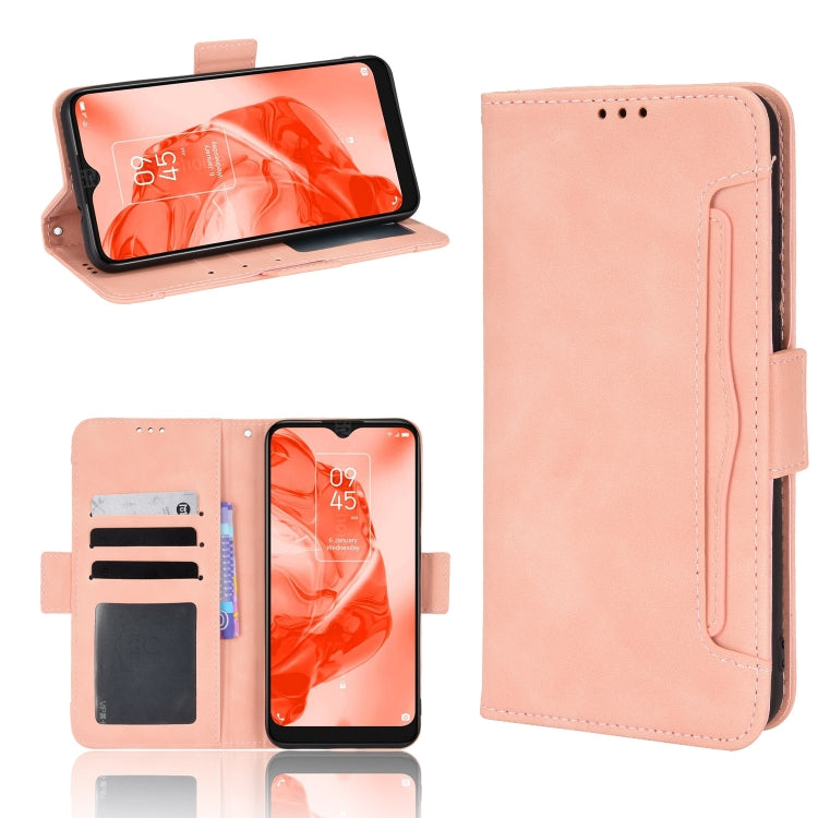 For TCL 205 Skin Feel Calf Pattern Leather Phone Case