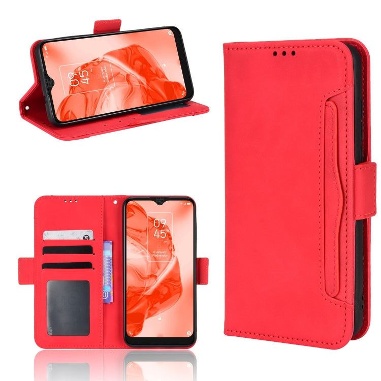 For TCL 205 Skin Feel Calf Pattern Leather Phone Case