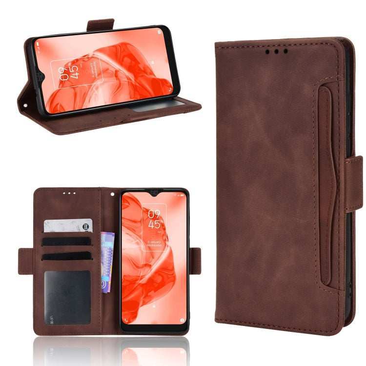 For TCL 205 Skin Feel Calf Pattern Leather Phone Case