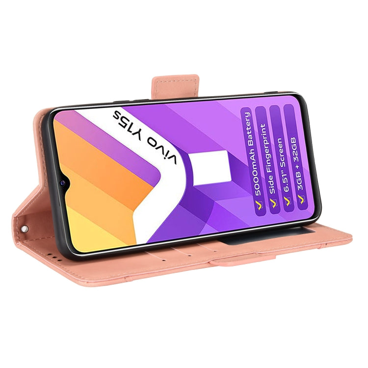 For vivo Y15s 2021 / Y15a Skin Feel Calf Pattern Leather Phone Case