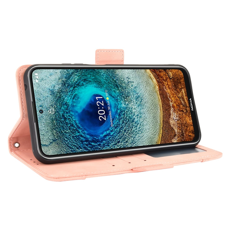 For Nokia X100 / X10 / X20 Skin Feel Calf Pattern Leather Phone Case